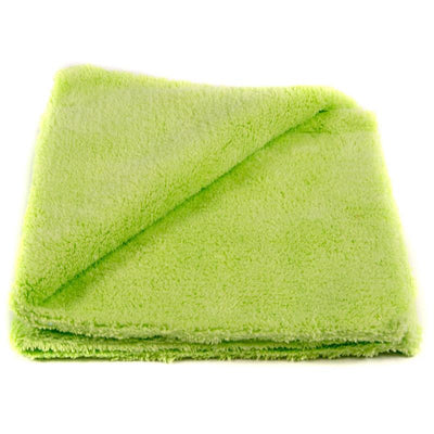 16 x 16″ Premium Korean Microfibre 600GSM Buffing Cloth – Green - Vehicle Cleaning - ELKO Direct