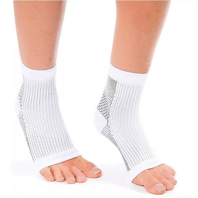Compression Socks - White - L/XL - ELKO Direct