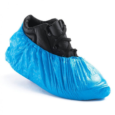 CPE Disposable Overshoes (Case of 2000) - Work Safety Protective Gear - ELKO Direct