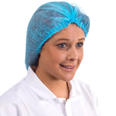 Disposable Mob Caps - Blue (Case of 2000) - Work Safety Protective Gear - ELKO Direct