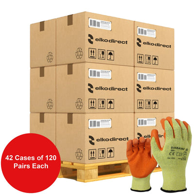 General Handling Gripper Orange Builders Gloves - Work Safety Protective Gear - ELKO Direct